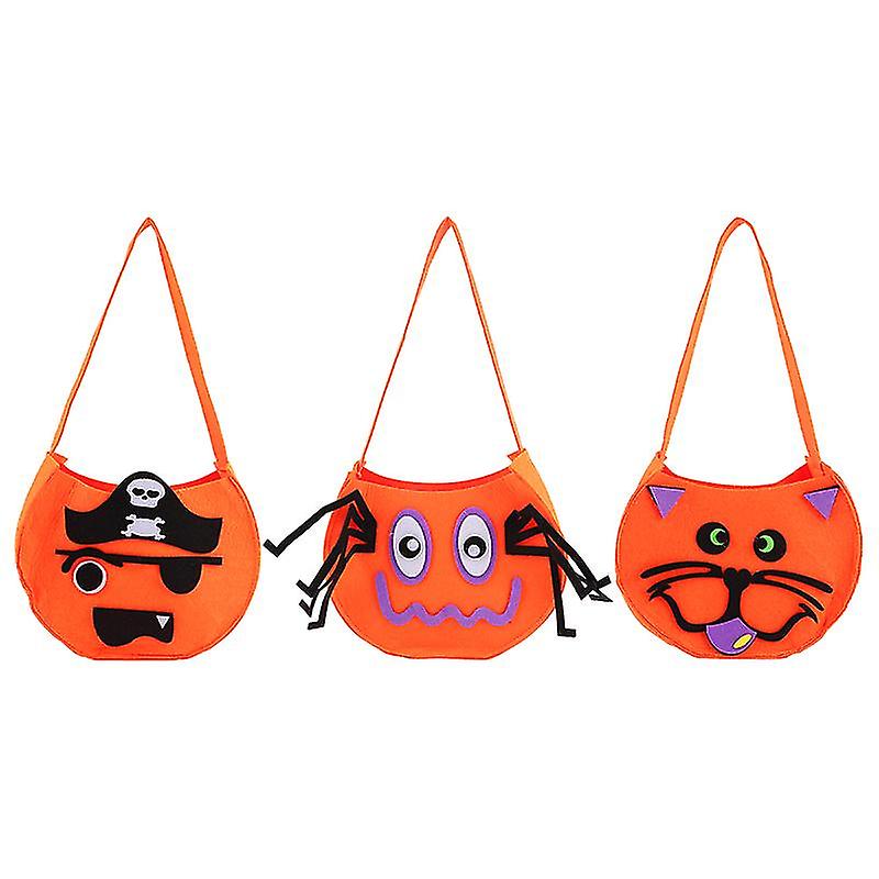 3pcs Halloween Candy Bag For Halloween Decor