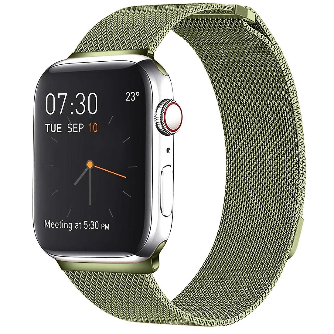 Milanese Loop Magnetic Stainless Steel Watch Band for Apple Watch Series 8&7 41mm / SE 2&6&SE&5&4 40mm / 3&2&1 38mm