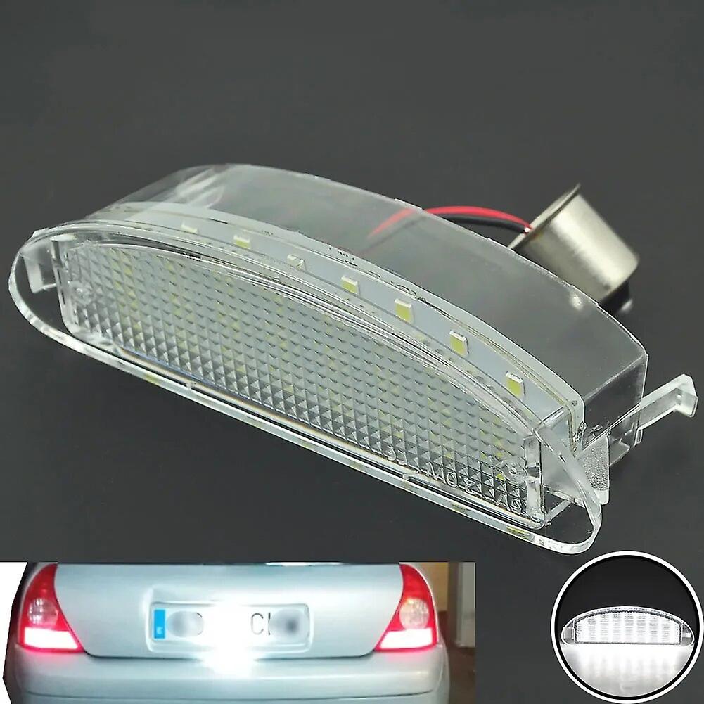 1pc 12v Led License Pate Light For Renault Clio 2 High Brightness Number Plate Lights For Renault Twingo No Error Easy Install