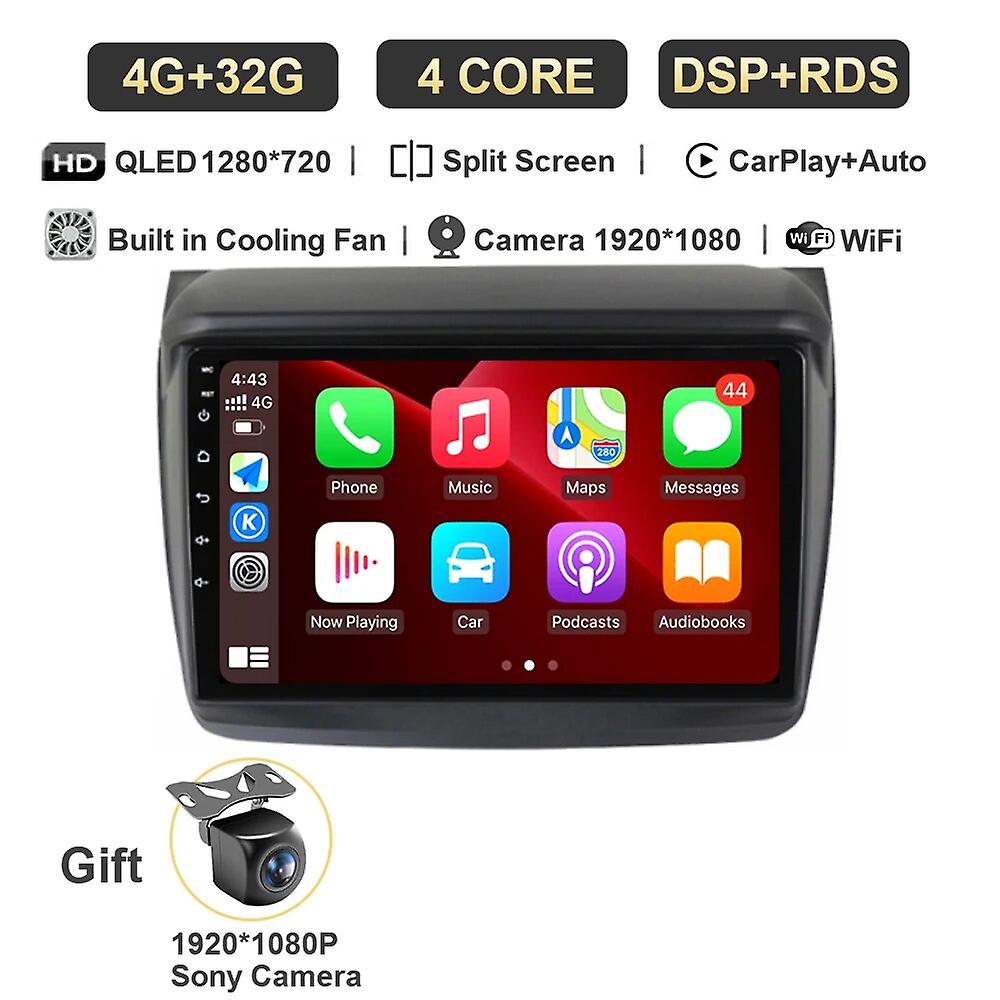 Android 13 For Mitsubishi Pajero Sport 2 L200 Triton 2008 - 2016 Carplay Video Autocar Radio Multimedia Player Head Unit Wifi 4g