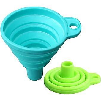 Entonnoir bøyelig 2 pices, trmie bøyelig no Gel de Silicone pour la cuisine domestique