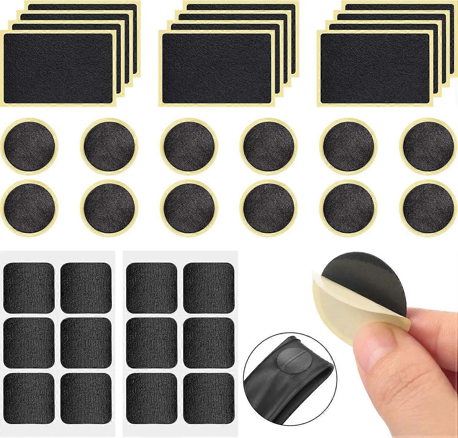 8/20/30pcs Bicycle Glue~free Tire Patches Bike Tire Patch Tool Without Glue No~glue Adhesive Tire patch Quick Drying ST1M766