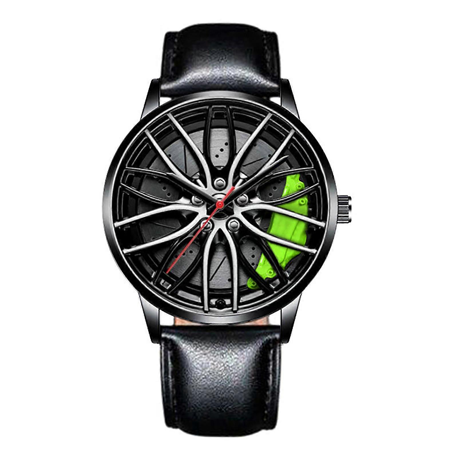 Auton vanteet kello miehille Muoti pyöreä kellokello ulkoiluun