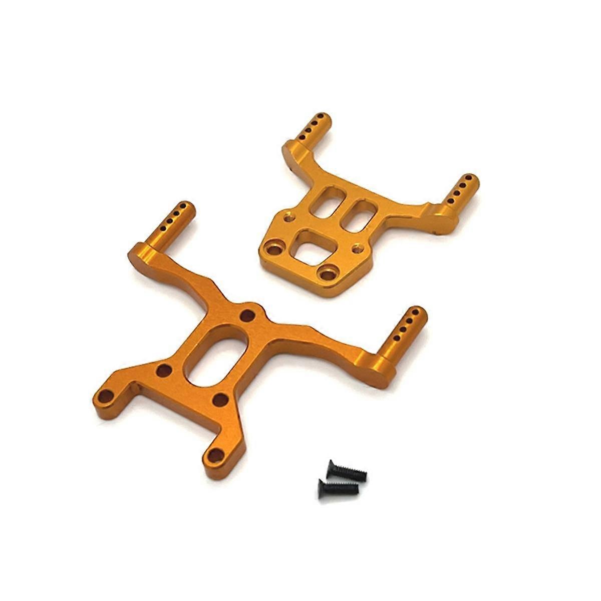 Front and Rear Shell Pillars Kit for 1/14 144018 RC Car Upgrade Accessories Gold