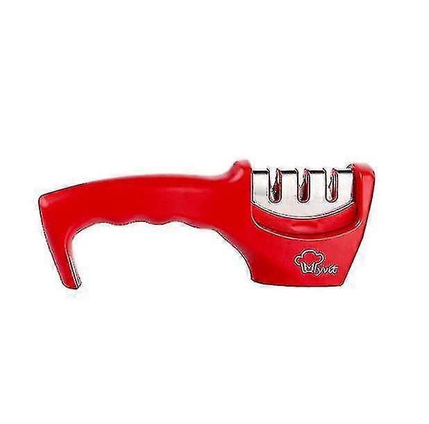 Knife Sharpener 3 Stages Professional Kitchen Tungsten Sharpening Stonered