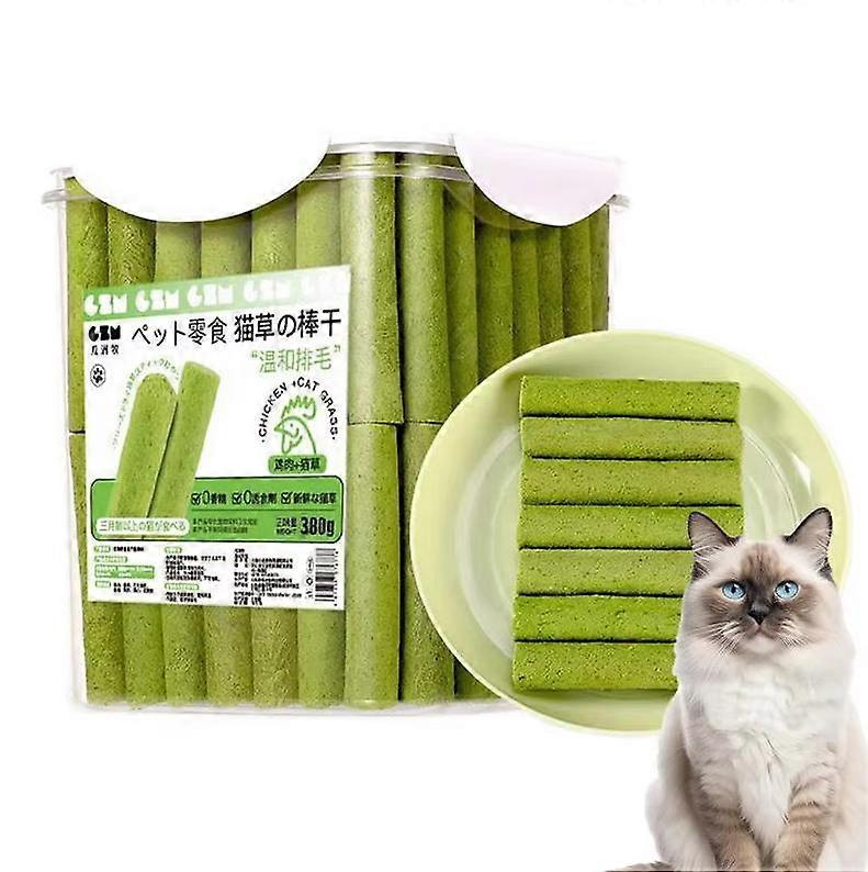 Berdexa Cat Grass Teething Sticks,Berdexa Cat Grass Feeding Stick,for Indoor Cat
