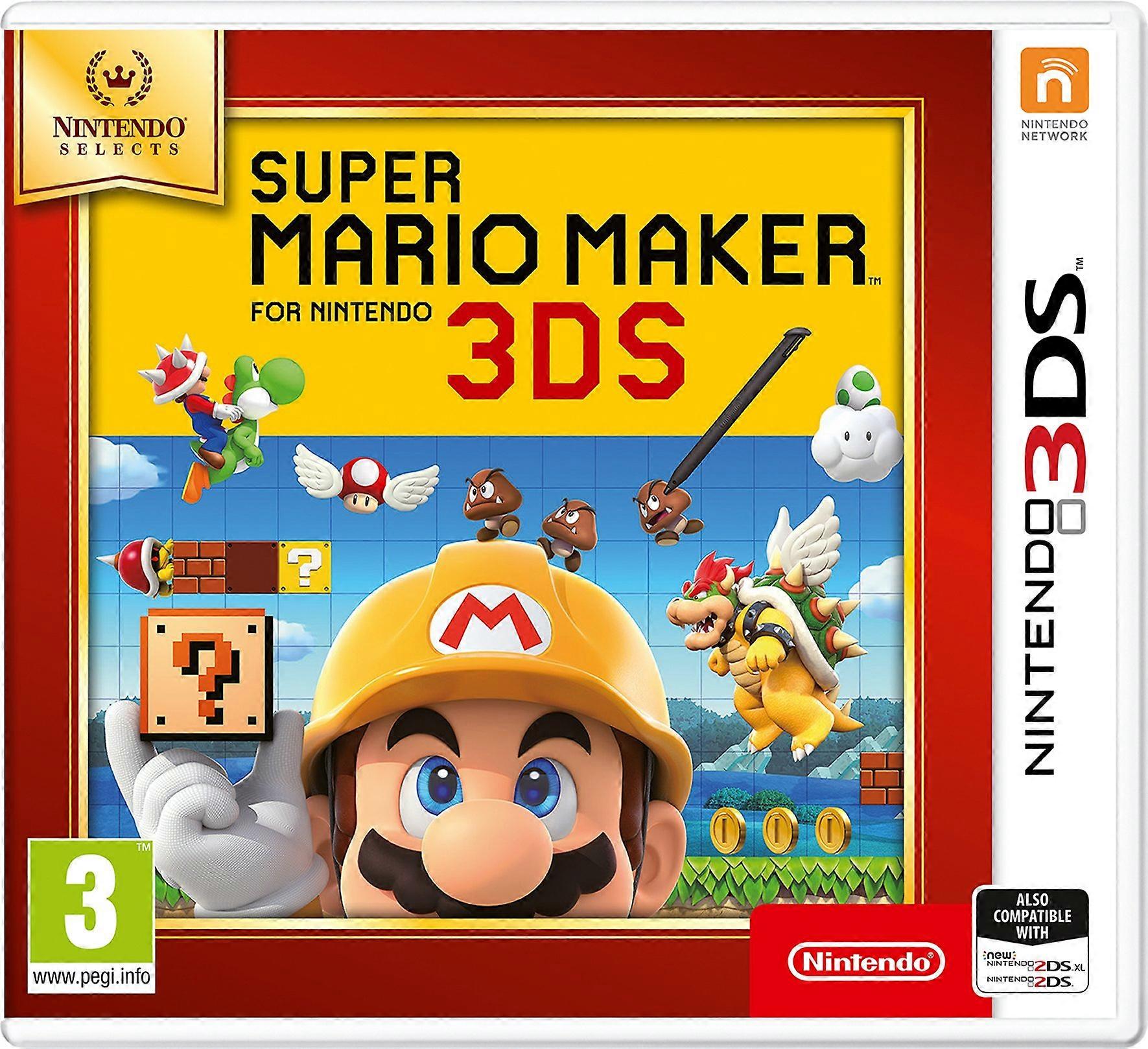 Nintendo Selects - Super Mario Maker (Nintendo 3DS) - PAL - New & Sealed