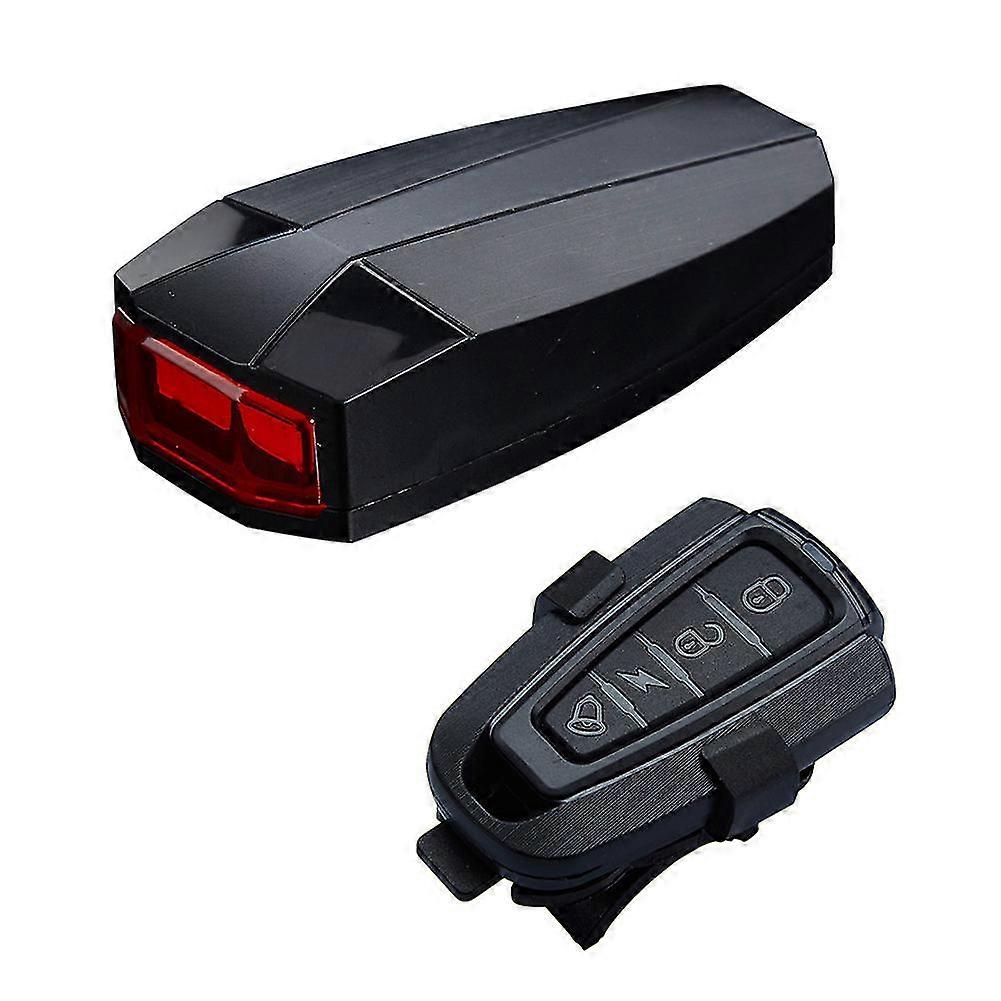 4 in 1 bicycle smart wireless rear light cycling remote control alarm lock mountain