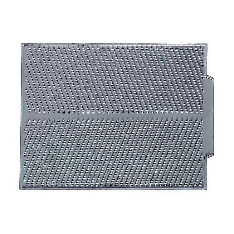 Draining Mat - Large Silicone Dish Drying Mat Non-Slip Dish Silicone Drying Mat Drying Mat Tray for
