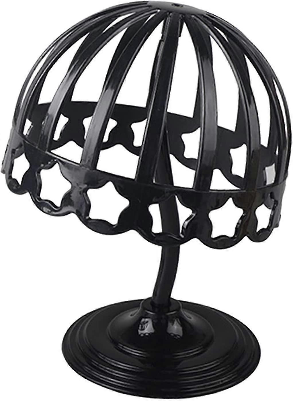 plastic   hat storage display holder- black 52cm