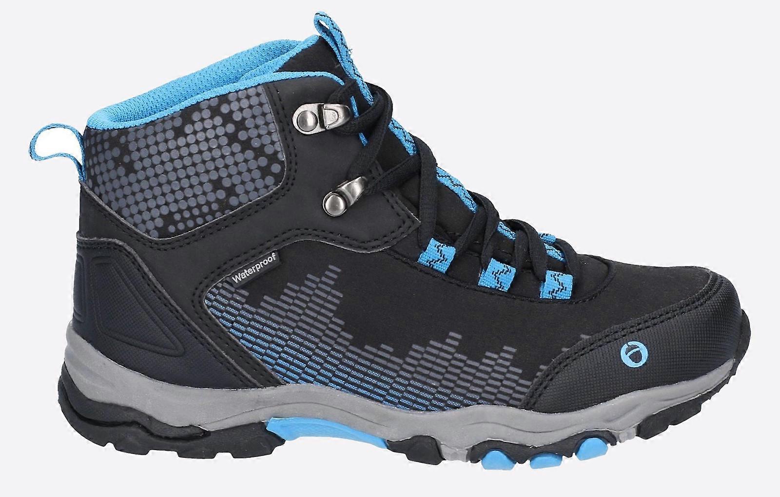 Cotswold Ducklington WATERPROOF Hiking Boot Junior Black / Blue