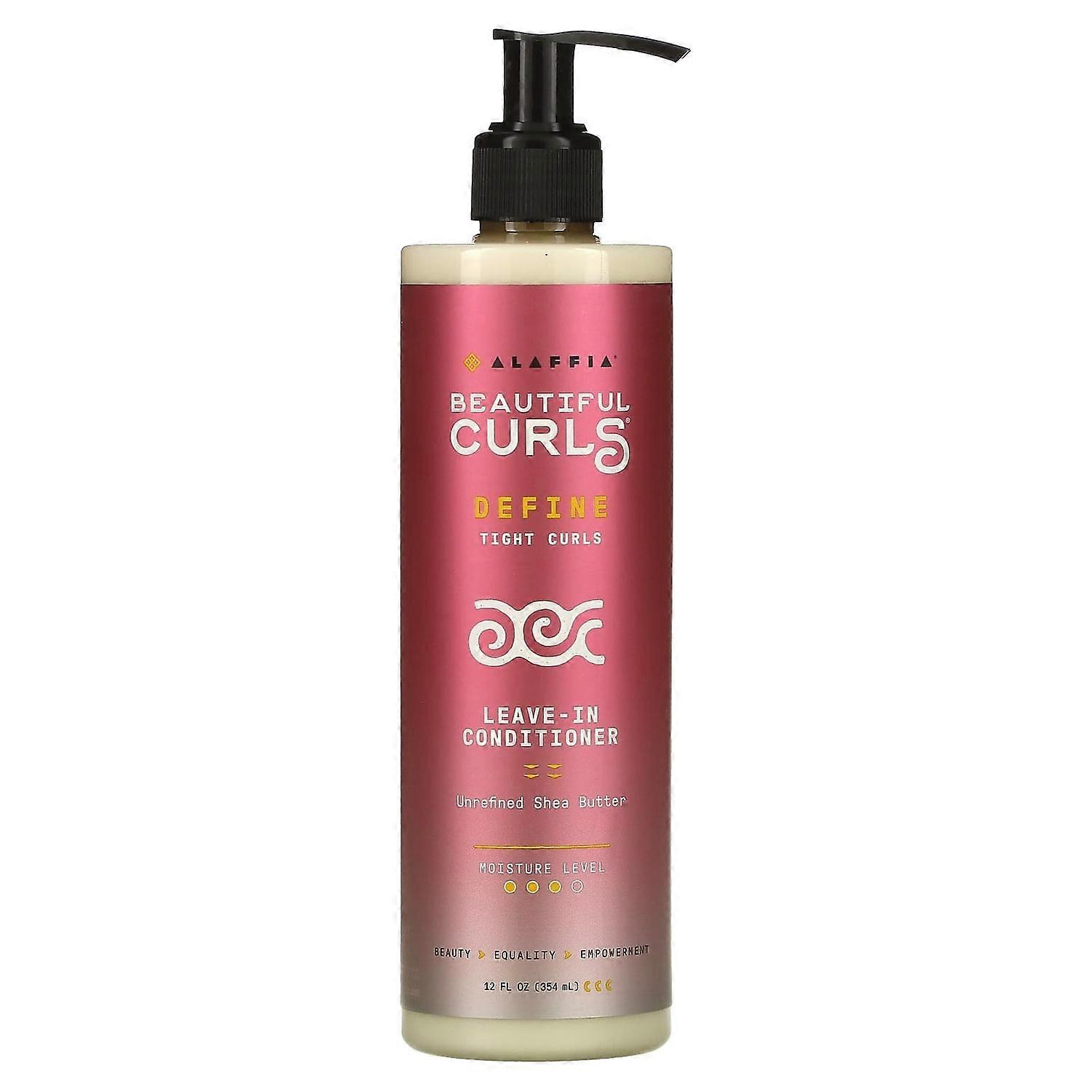 Alaffia, Beautiful Curls, Leave-In Conditioner, Tight Curls, Unrefined Shea Butter, 12 fl oz (354 ml