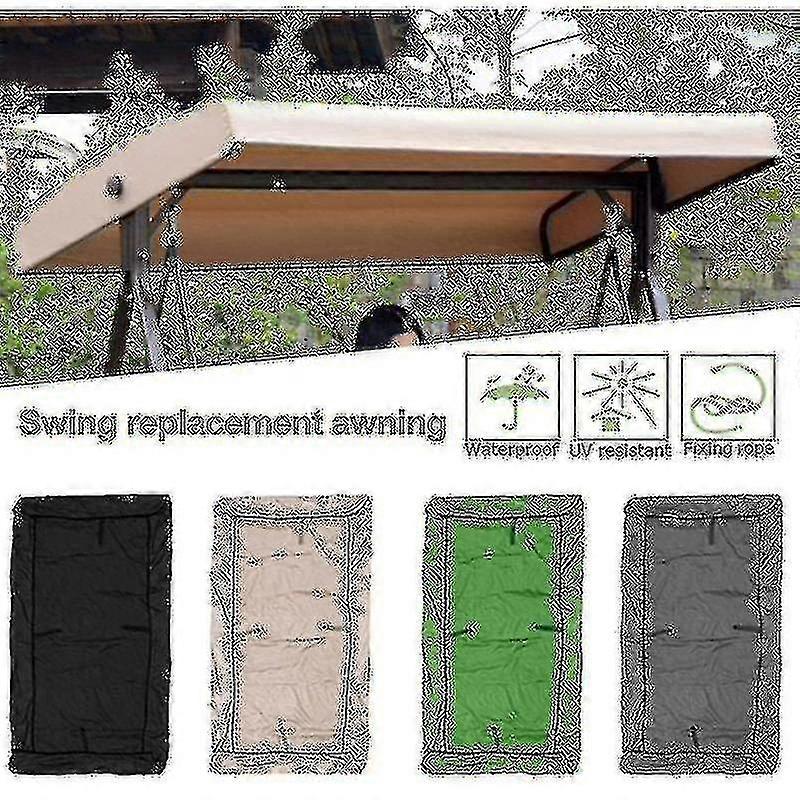 استبدال سقف حديقة سوينغ العالمي سوينغ سقف الشرفة سوينغ مقعد حديقة المتسكع 2-3 مقاعد 191 × 120 Cm_y -zz