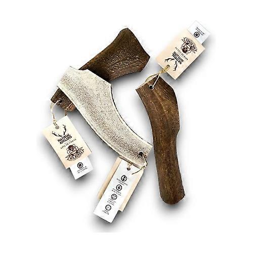 Dog chew toy, split deer antler, M 80 g (Deer - Meat)