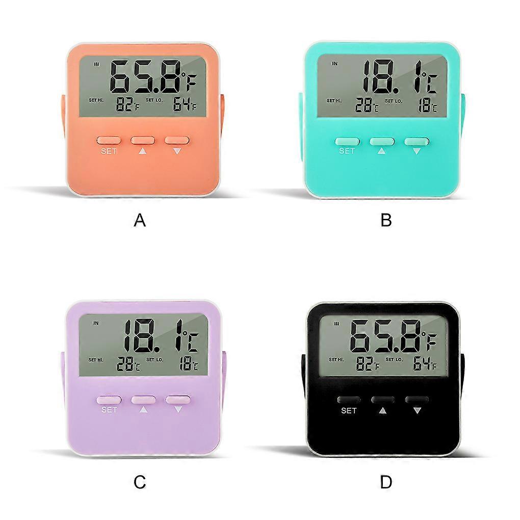 Electronic Thermometer Hygrometer / Switch Button Accurate Monitor for Reptile Tanks Terrariums Vivariums
