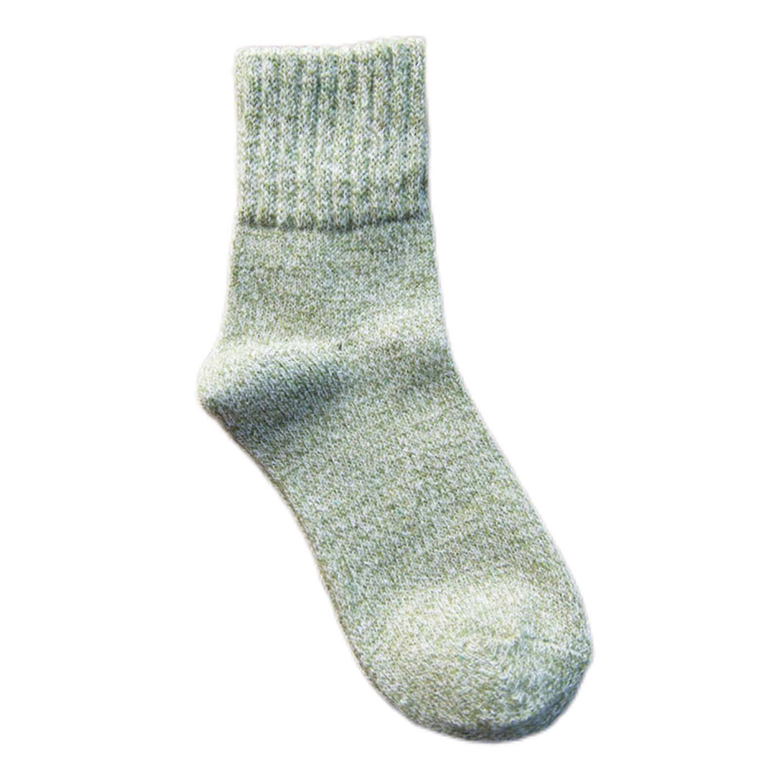 Winter Warm Knitted Fun Socks for Women Breathable Soft Colourful Wool Socks