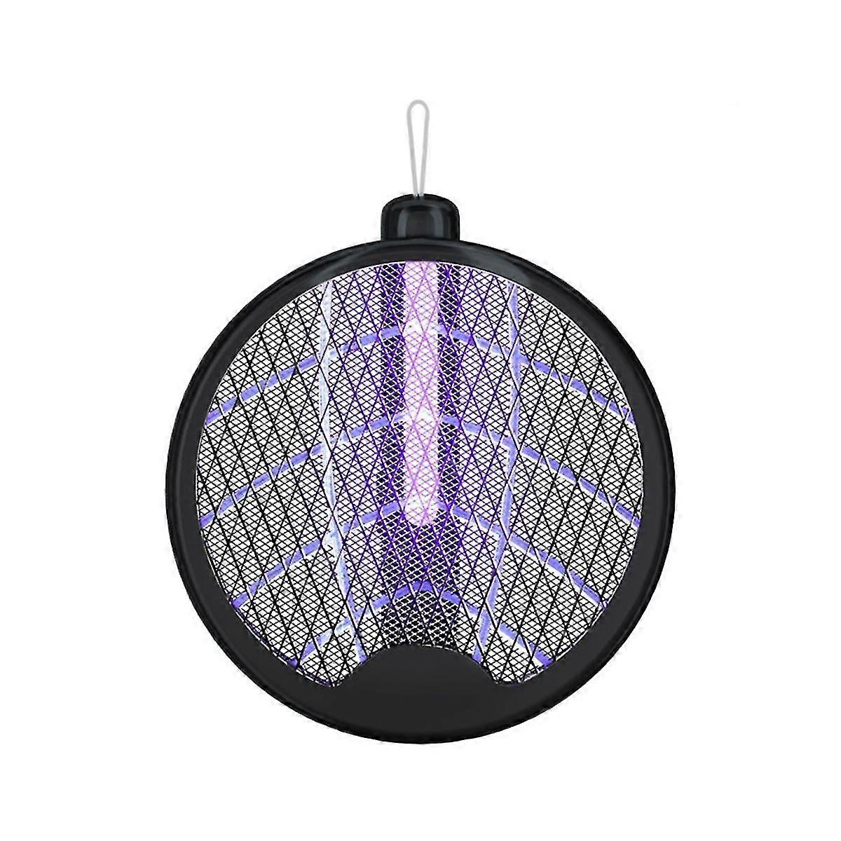 3000v Electric Mosquito Swatter With Lamp Usb Rechargeable Foldable Bug Zapper Summer Fly Swatter/h