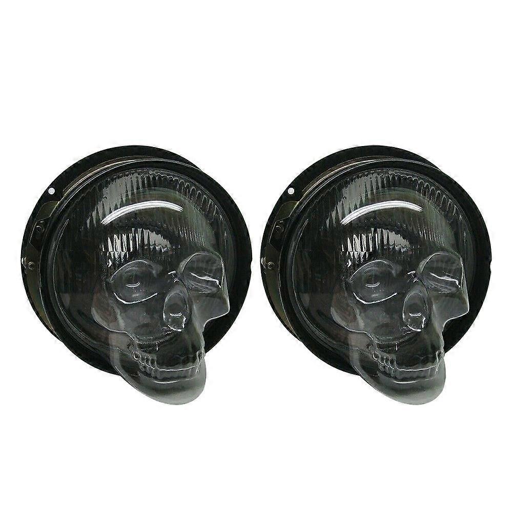 Skull Lampshade Funny Durable Light Reusable Heat-resistant Material Great Decoration For Car Universal Easy To Install