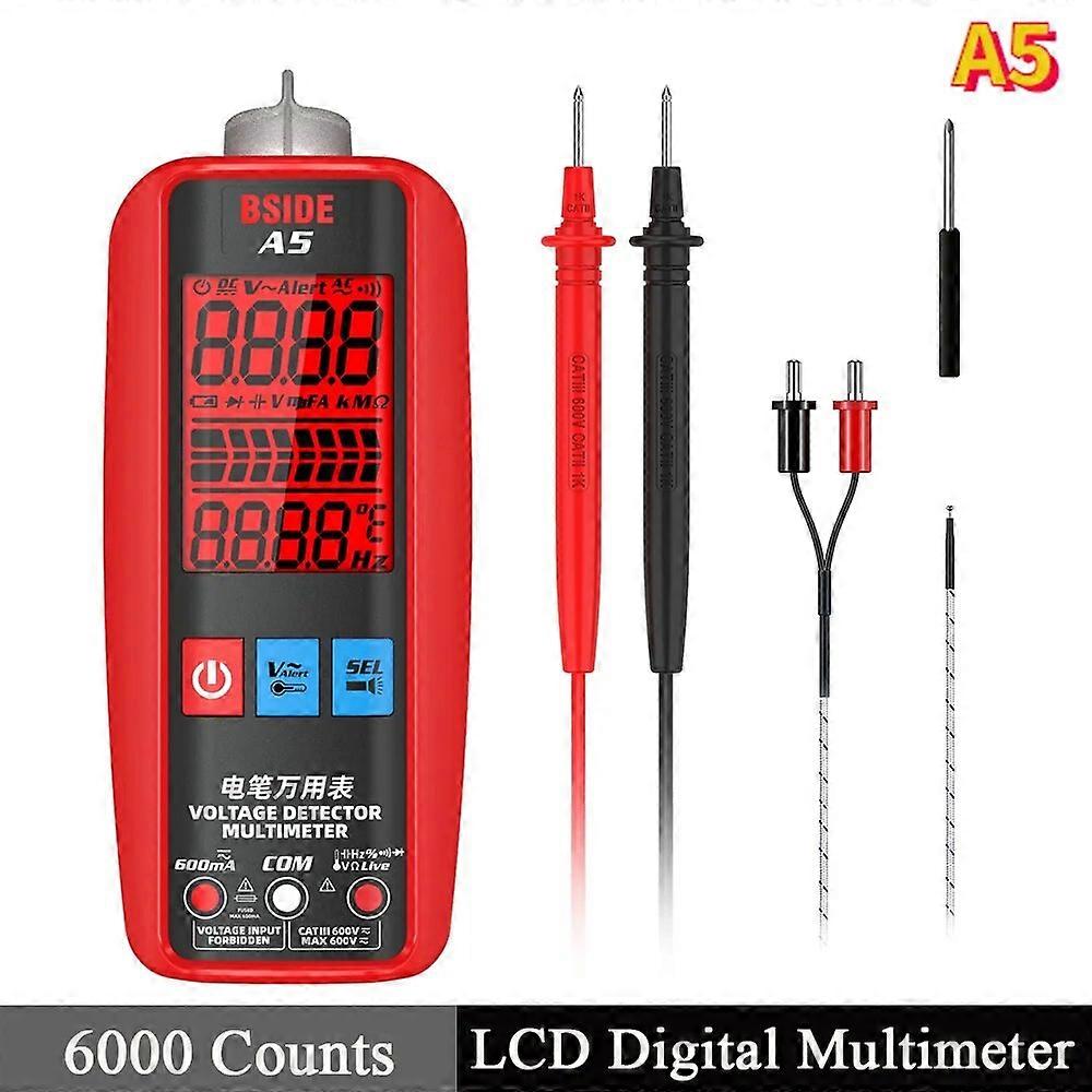 BSIDE A5/A1 Digital Multimeter Voltage Current Resistance Frequency Capacitance Diode Temperature Capacitance Measurement Tester