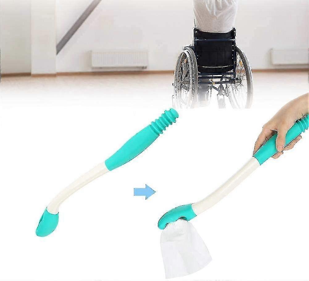 Pohjapyyhkijä, pitkä kahva Reach Comfort Wiper Holder WC-paperipehmopaperikahva Itsepyyhintäapu, joka on suunniteltu vanhuksille