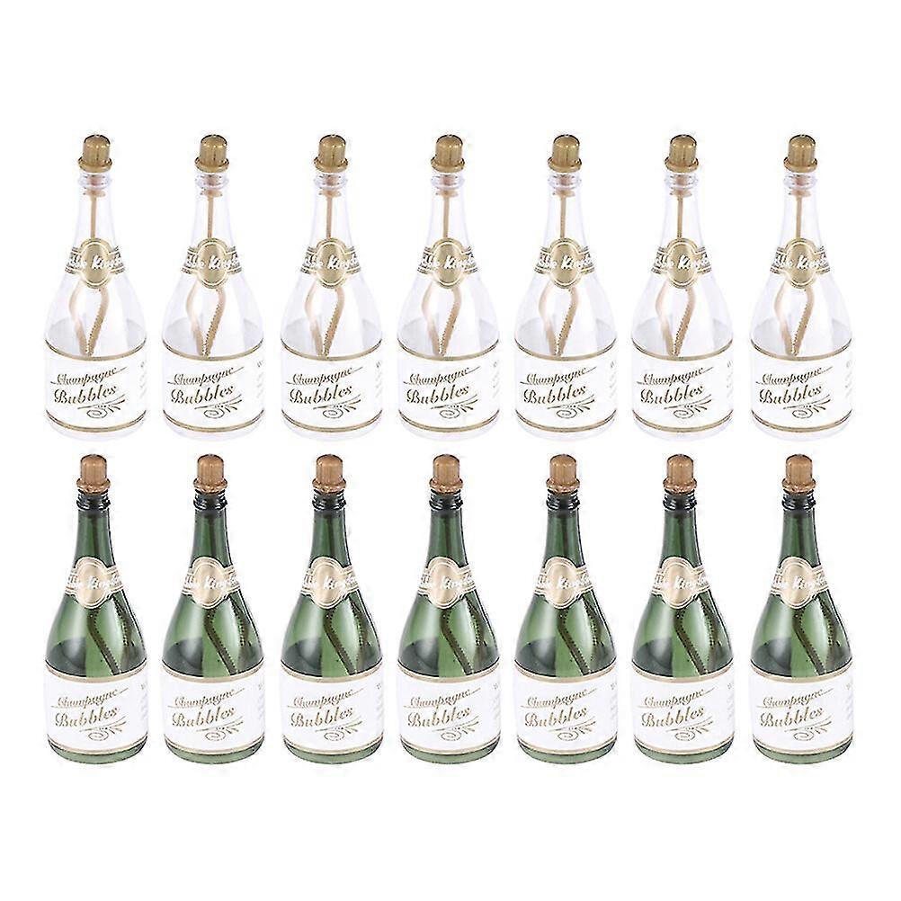 24pcs Champagne Bubble Bottles Wedding Bubble Bottles Empty Bubble Bottles Toys