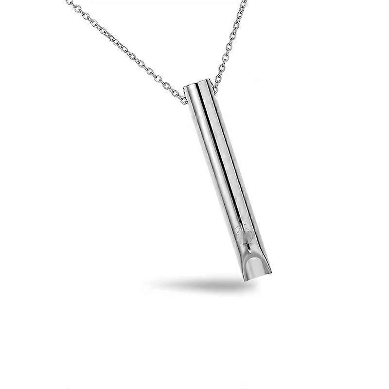 Mindful Breathing Exercise Necklace Meditation Relaxation Pendant For Women Men Stress Relief