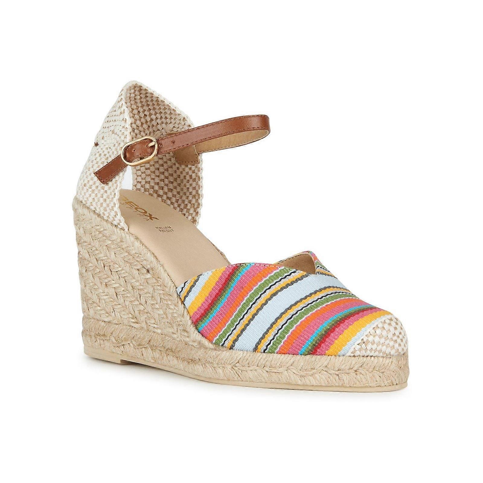 Geox D GELSA Women's Camel Sandals