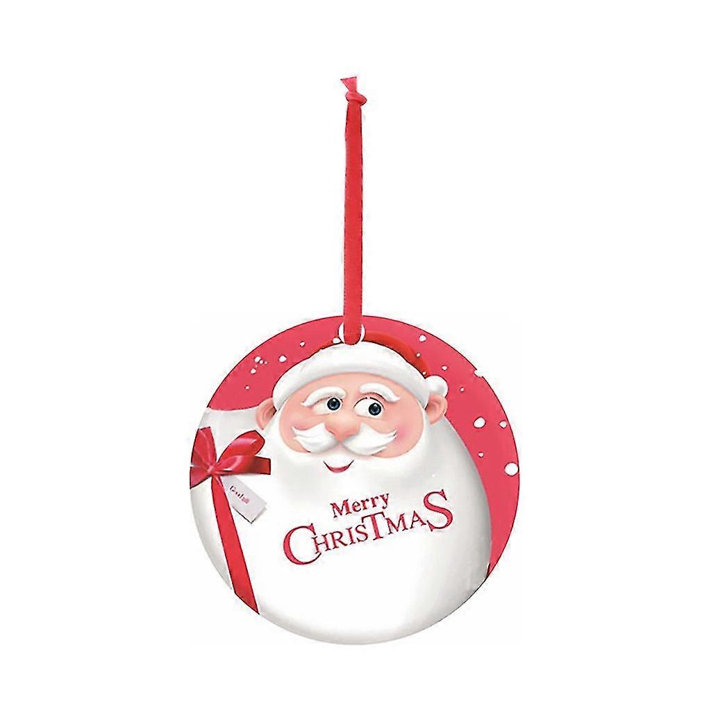 Délicat Fer Art Pendentif de Noël Joyeux Arbre de Noël Pendentif Pendentif Décor