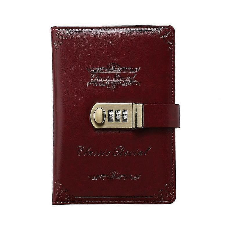 Notebooks With Lock For Adults, A5 Diary Notebook For Men Women