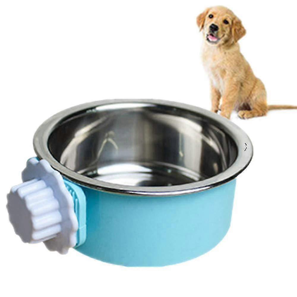 2-in-1 Pet Hanging Bowl, Puppy Crate Water Bowl Water Dispenser