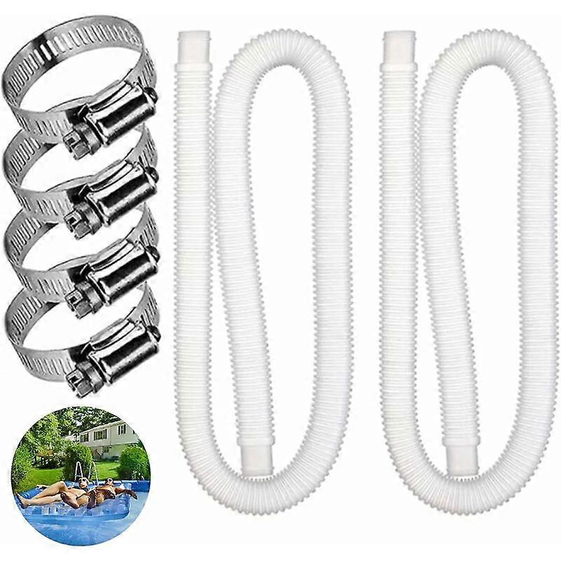 2 Pcs Replacement Hose for Above Ground Swimming Pool Replacement Hose Pool