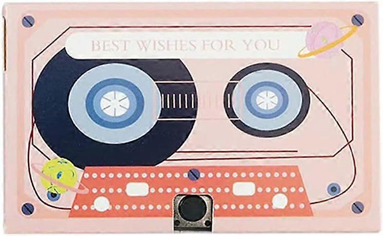 Recording Greeting Card, DIY Greeting Card Durable Reusable Exquisite for Birthday