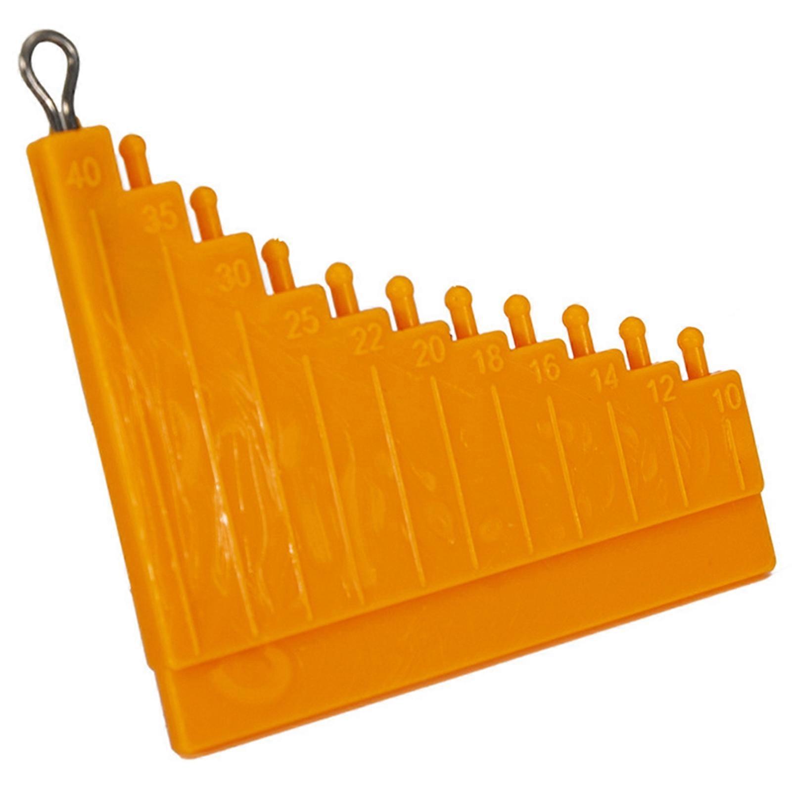 Kaesi Portable Hair Gauge High Hardness Wear-resistant Fishing Tackle Fishing Knotting Tool for Outdoor