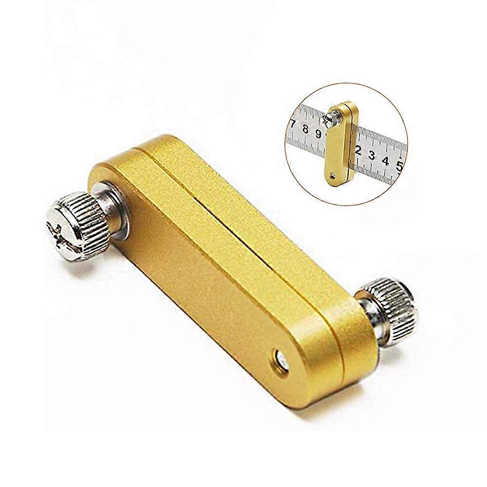 Ruler Positioning Block, Woodworking Parallel Line Ruler, Locator Marker Ruler, for Fixed Block Positioning Scraper