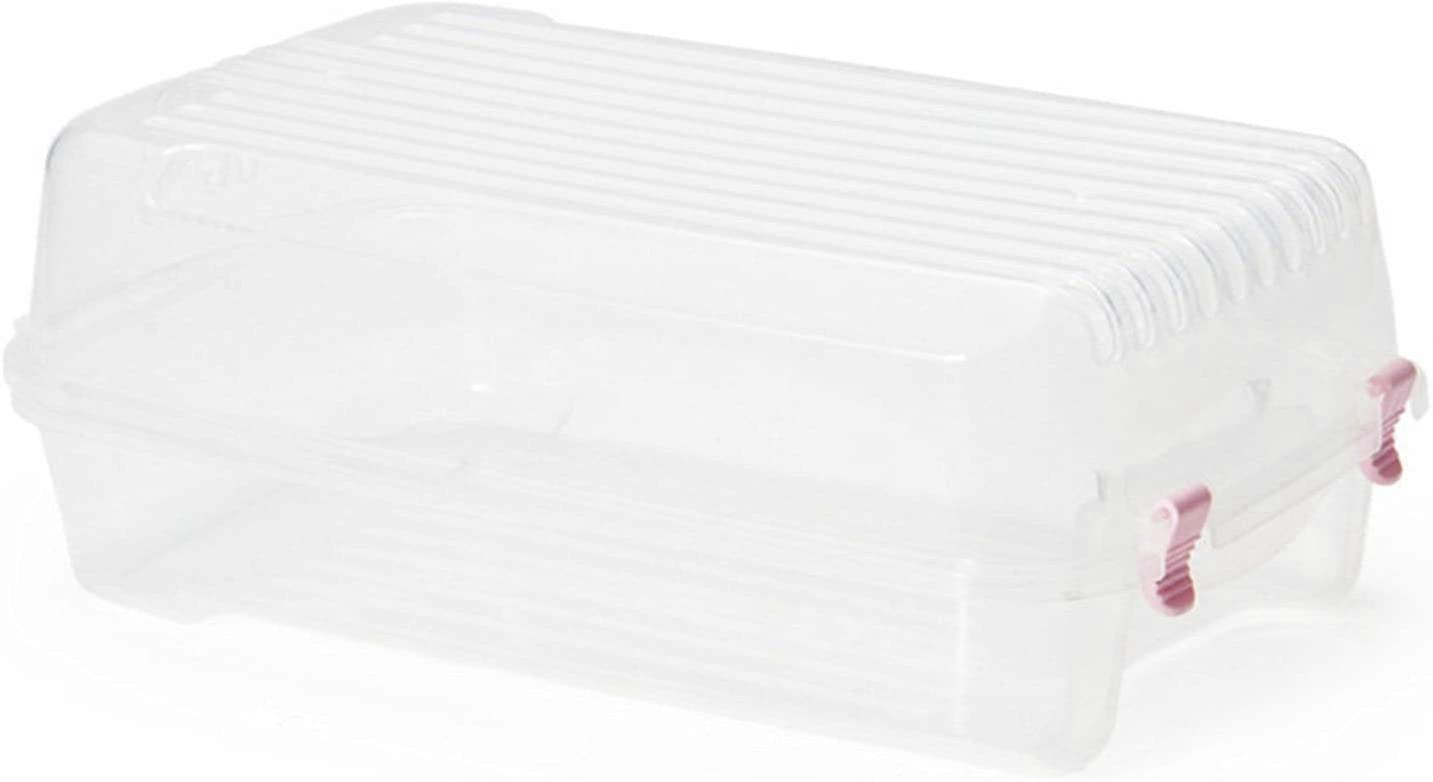Shoe Boxes, Stackable with Plastic Connectors, Foldable, Transparent Solid Breathable Plastic
