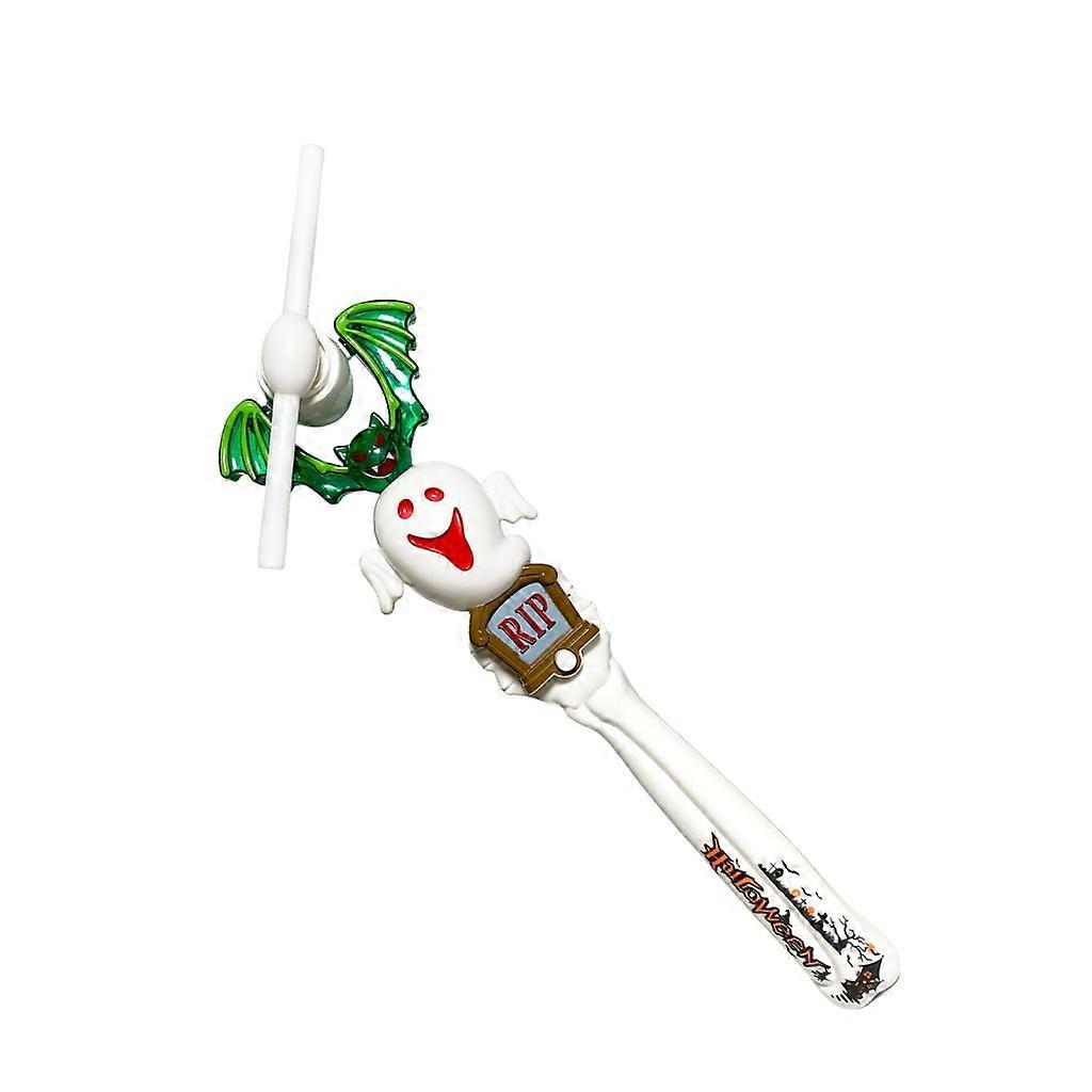 Halloween LED Windmill Wand with Pumpkin Skull Witch Howling Sound