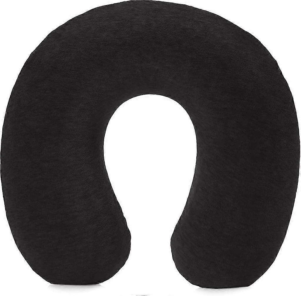 Cuscino collo memory foam, nero
