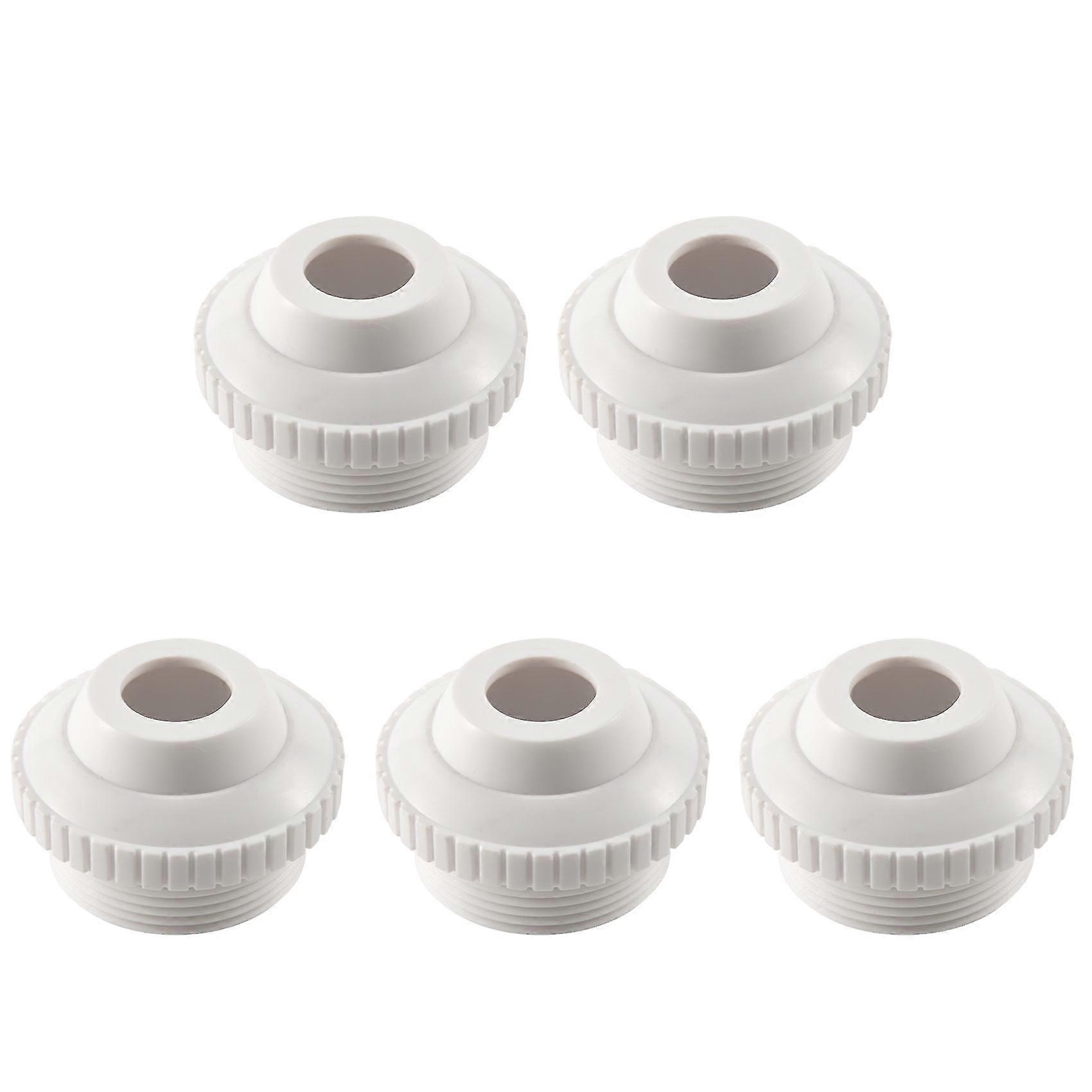 5pcs/set Swimming Pool Pool Nozzle Nozzle Spout Eyeball Fitting Spa Return Jet Fitting 1.5 Inch Wat