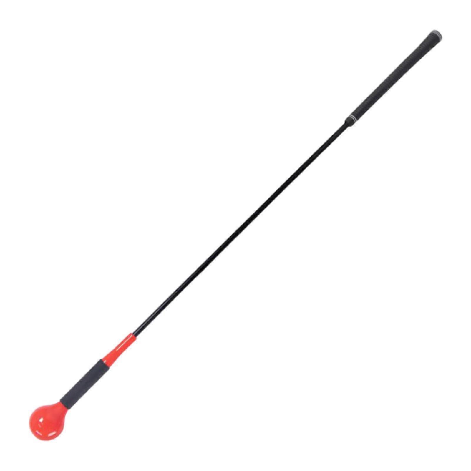 Golf Swing Trainer Aid Portatile Golf Riscaldamento Bastone per Forza Ritmo Velocità Rosso