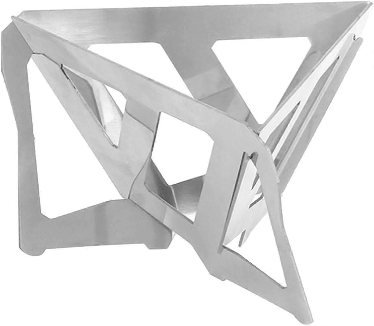 Imbuto Pieghevole Filtro Esterno Tazza di Terra Filtro Caffè Portatile Campeggio CucinaDining & Bar Contenitore di Grasso in Ceramica con Filtro (Argento) 1 pz