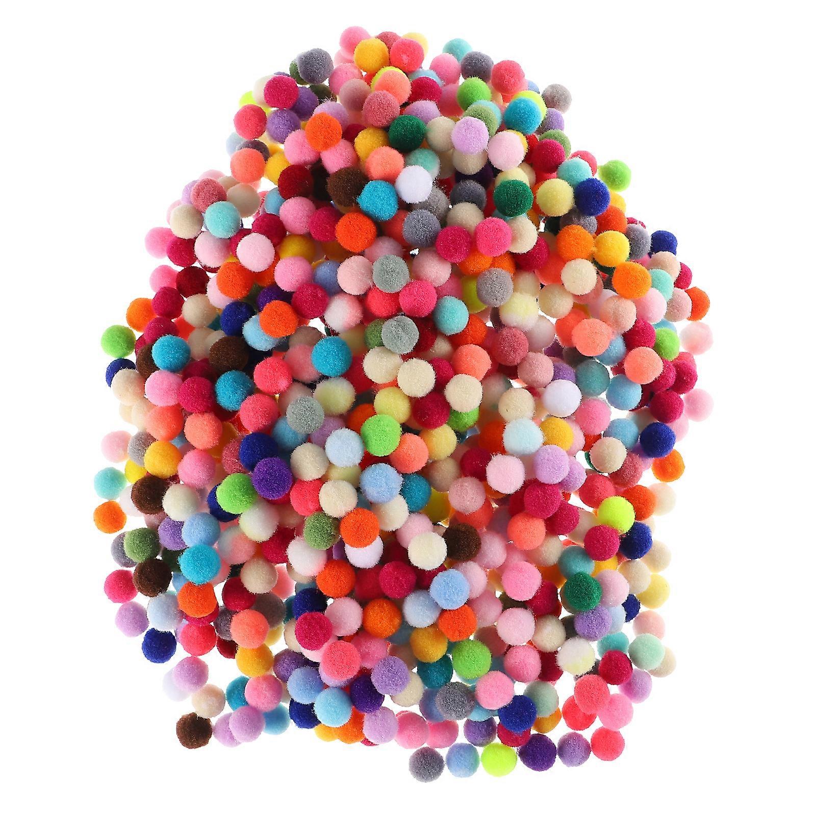 1 Bag of Colorful Clothes DIY Fluffy Balls Hat Decorative Fuzzy Balls DIY Materials