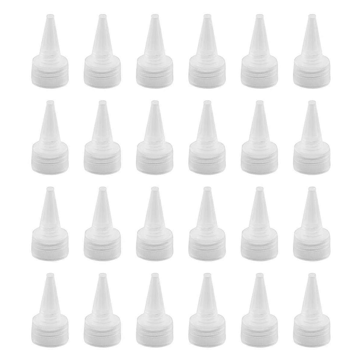 24PCS Squeeze Bottle Cap Replacement Squeeze Bottle Cap Plastic Bottle Squeeze Headfor Squeeze Bottle Dispensing Cap