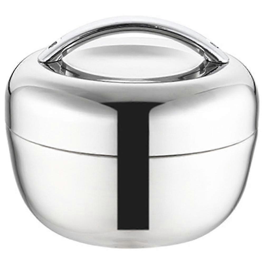 Stainless Thermo Insulated Thermal Container Bento Round Lunch Box