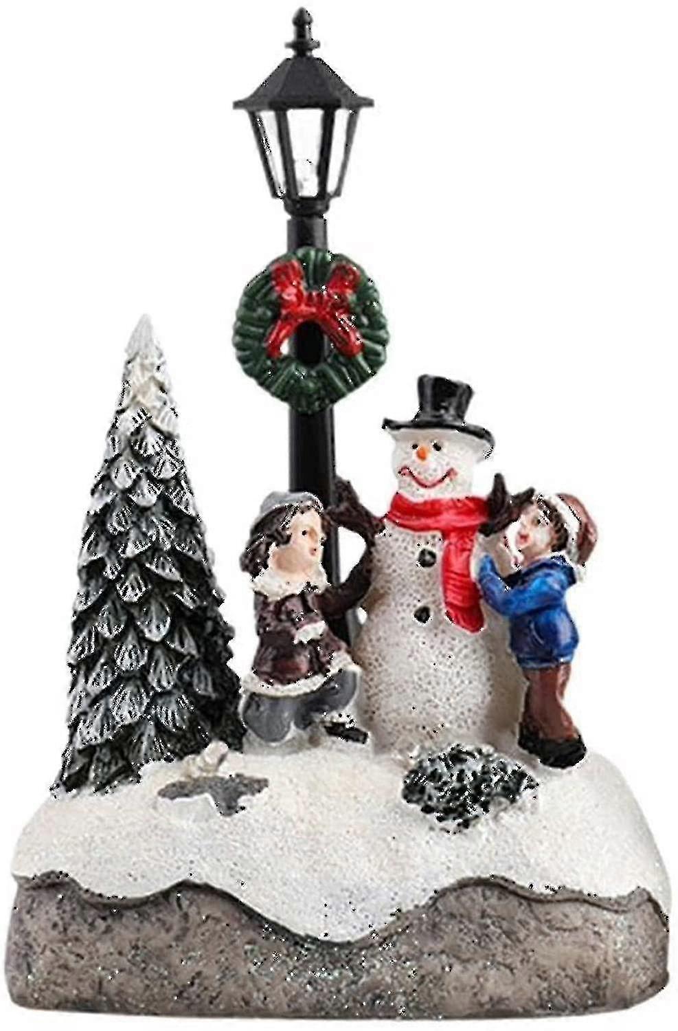 Rat, S With Flashing Led S Resin Micro- Rats Tree