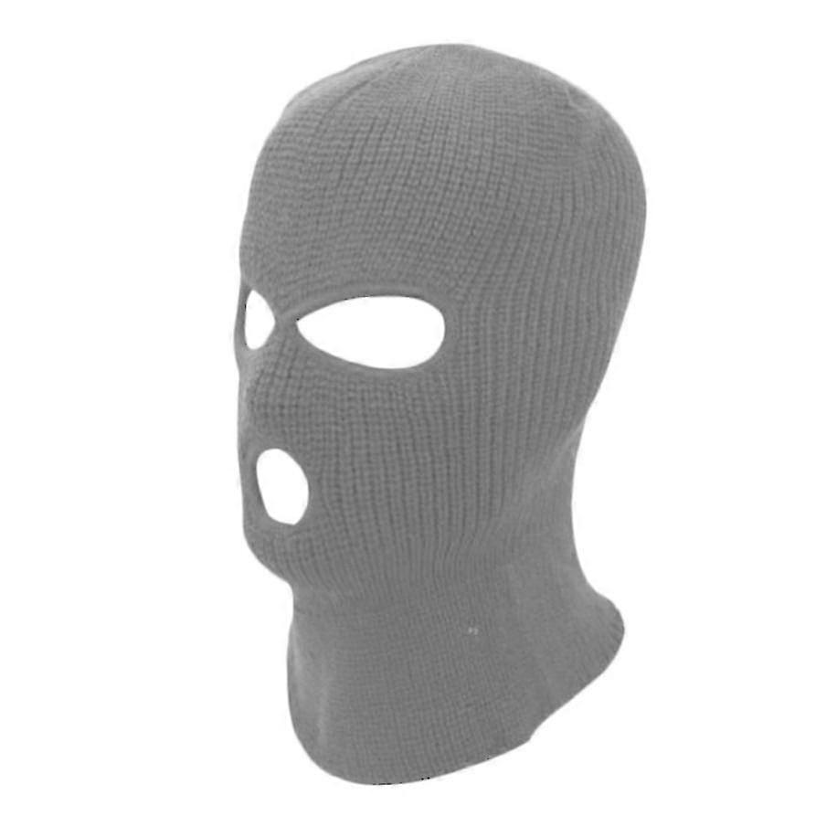 3 חורים סריג מסכת סקי כיסוי פנים מלא עבור ספורט בחוץ חם חם רך