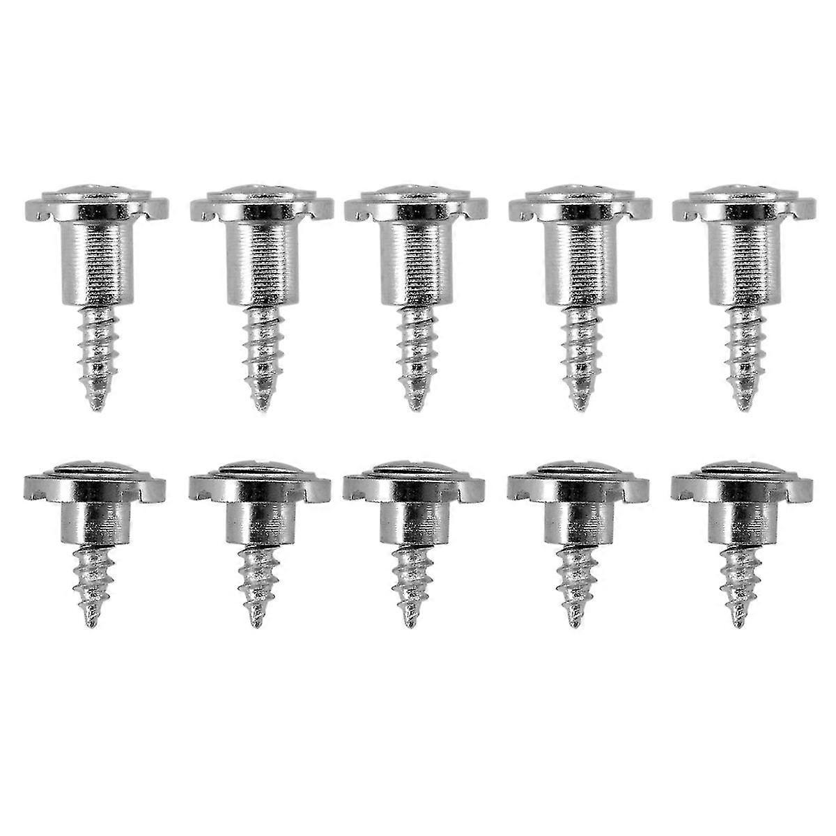 10pcs Guitar Roller String Retainers Mounting Tree Guide For Electric Guitar End Accessories Silver