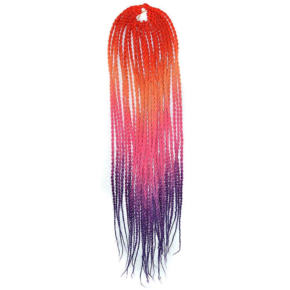 Black Wig African Small Twisted Braid