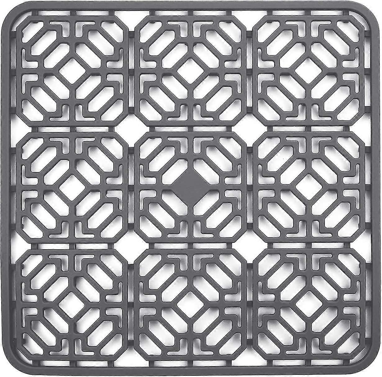 シリコンキッチンシンクマット、ステンレススチールシンク、バスルームシンク、磁器ボウル、シンクボトムの下(11.8インチX 11 "×11