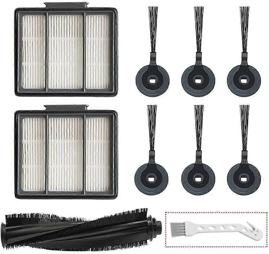 Fong Pack of 10 Replacement Filter Side Brushes for Shark ION R85 RV850 S86 S87 S88 R71 R72 R75 RV761 RV771 RV871 AV752 AV753 Robot Vacuum Cleaner, 1 