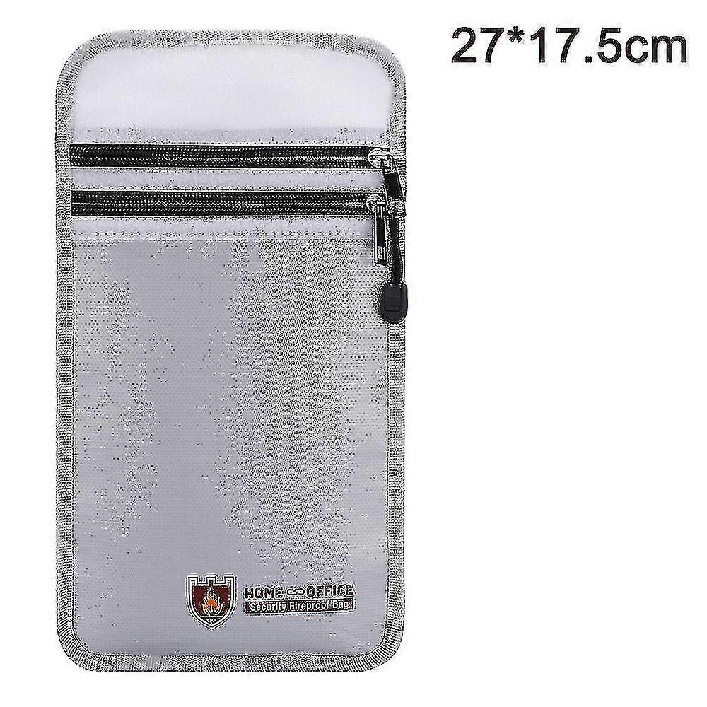 Fireproof Document Bag Fire Resistant & Water Resistant Money Bag